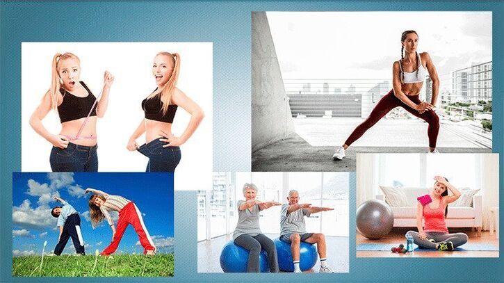 Losing weight exercises